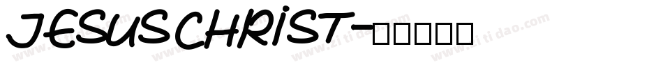 Jesus Christ字体转换